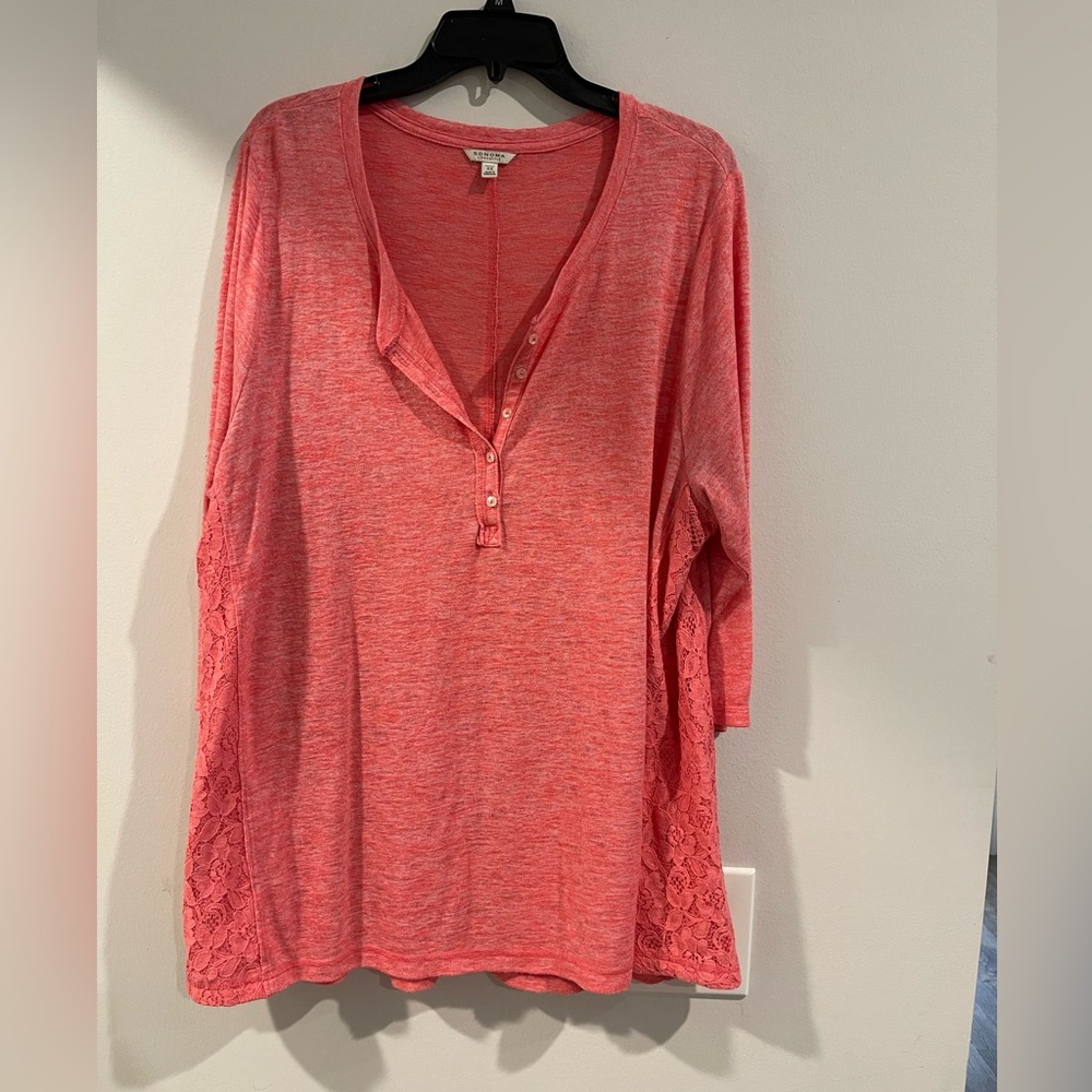 Sonoma Pink Button-Down Shirt